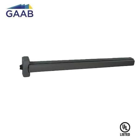 Gaab RIM PANIC EXIT DEVICE MATTE BLACK FINISH GAB-T391-01